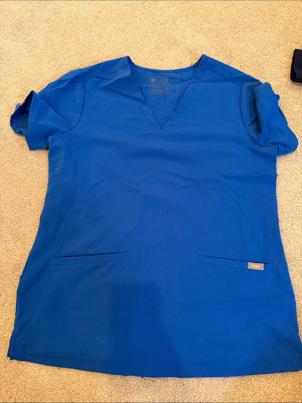 Figs Technical Collection Top in Royal Blue